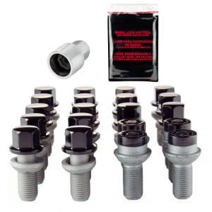 McGard - McGard 5 Lug Hex Install Kit w/Locks (Radius Seat Bolt) M14X1.5 / 17mm Hex / 26.3mm Shank L. - Black - 68018BK - Image 2