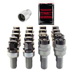 McGard - McGard 5 Lug Hex Install Kit w/Locks (Radius Seat Bolt) M14X1.5 / 17mm Hex / 28.1mm Shank L. - Black - 68020BK - Image 2