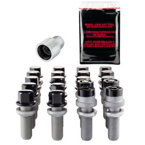 McGard - McGard 5 Lug Hex Install Kit w/Locks (Radius Seat Bolt) M14X1.5 / 17mm Hex / 35.4mm Shank L. - Black - 68032BK - Image 2