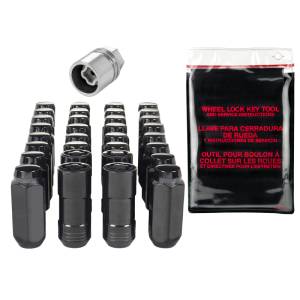 McGard - McGard 8 Lug Hex Install Kit w/Locks (Cone Seat Nut) M14X2.0 / 13/16 Hex / 2.25in. Length - Black - 84817 - Image 1