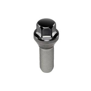 McGard - McGard Hex Lug Bolt (Cone Seat) M12X1.25 / 17mm Hex / 22.0mm Shank Length (Box of 50) - Black - 69732BK - Image 1