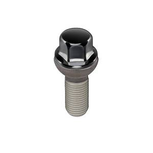 McGard - McGard Hex Lug Bolt (Radius Seat) M14X1.5 / 17mm Hex / 26.3mm Shank Length (Box of 50) - Black - 69818BK - Image 1