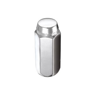 McGard Hex Lug Nut (Cone Seat) M14X1.5 / 13/16 Hex / 1.945in. Length (Box of 100) - Chrome - 69428