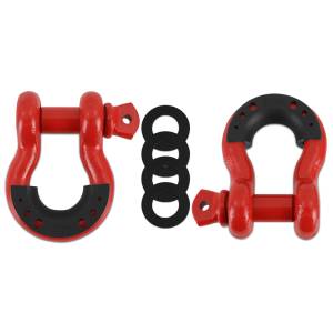 Mishimoto Borne D-Ring Shackle Set Red - BNDR-RD