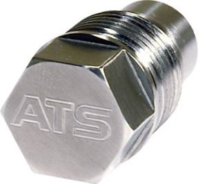 ATS Diesel 1in Dia Drain Plug - 3/8 Hex - Stainless Steel with Magnet - 4020091000